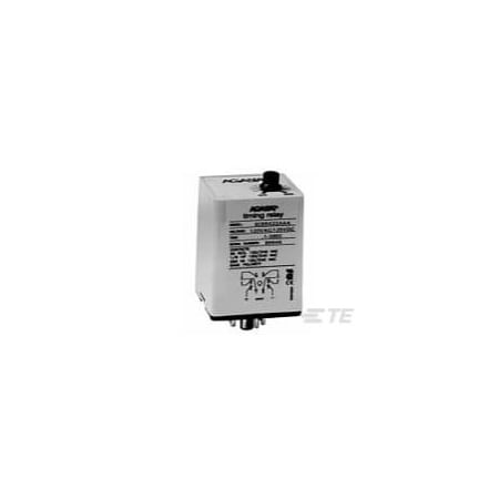 Te Connectivity Time Delay Relay, Octal, Off Delay, SPDT 1437463-4